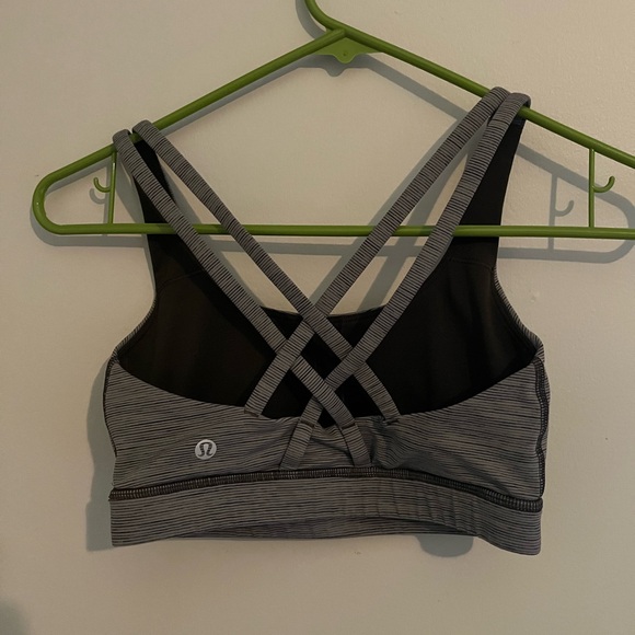 Lululemon Heathered gray energy bra - Picture 5 of 5